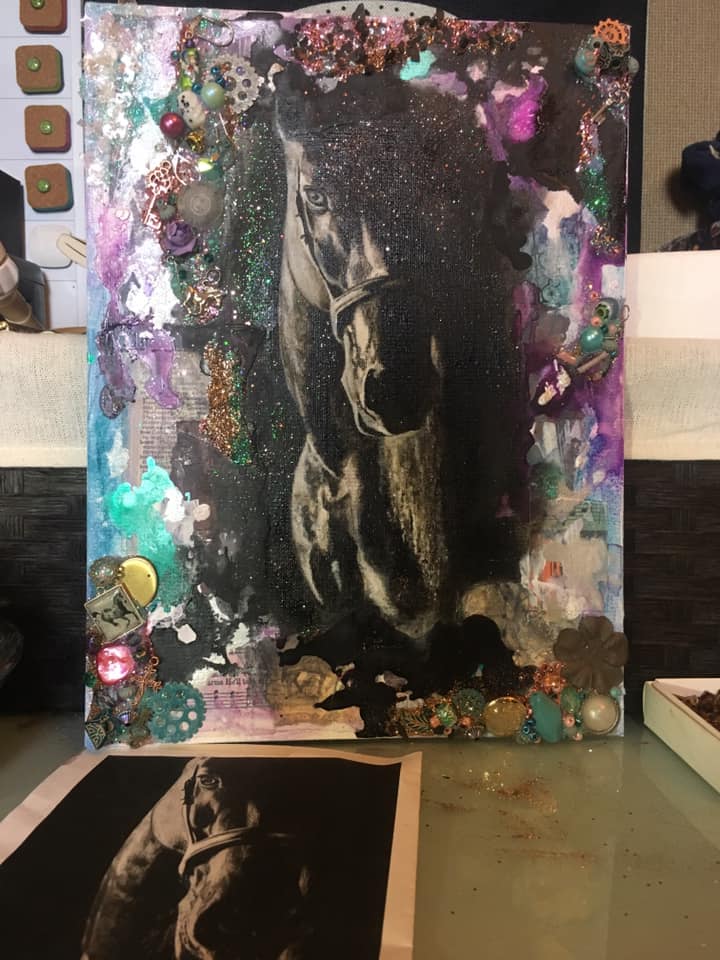 art mediums horse final