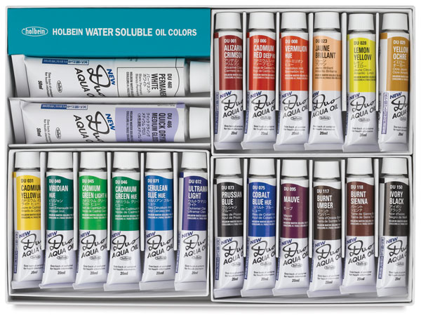 art mediums duo water mixable oils