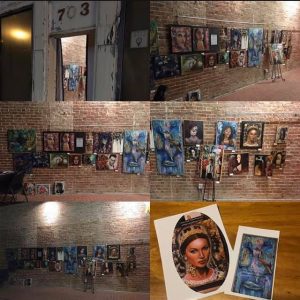 arts walk collage